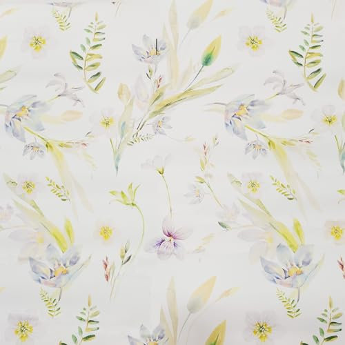 ICYEHAO Green Floral Wallpaper,44 x 500 cm Green Flower Leaf Plants Wallpaper Boho Wall Paper Self Adhesive Furniture Wrap for Living Room,Bathroom,Drawer,Cabinets