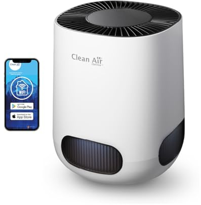 Clean Air Optima Purificatore d'aria intelligente HEPA ionizzatore CA-502 Desktop Smart