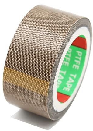 COYOUCO Ruban en téflon, 0,08 mm d'épaisseur 80-100 mm de Large Ruban adhésif PTFE pour Machine à sceller sous Vide et Industries électriques, 10 mètres de Long,80mm