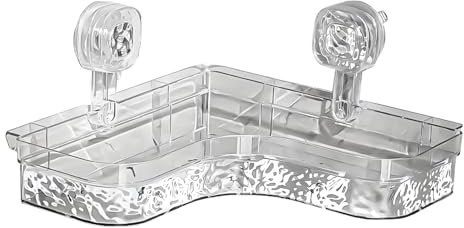 Corner Shower Shelf - Corner Shelf for Inside Shower,Rustproof Modern Organizer Rack Tray Space-Saving for Bathtub Shampoo Hair Conditioner Cosmetics Hand Washing Liquid