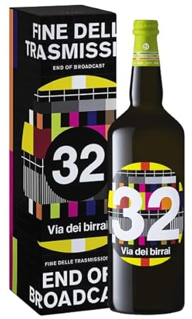 32 Via dei Birrai Oppale - Birra Artigianale Chiara Stile Belga, Magnum 1,5L con Astuccio Fine delle Trasmissioni, Secca e Luppolata, 5.5% Vol, Prodotta in Italia, La Birra Icona del Birrificio