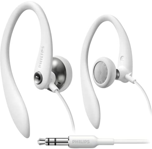 Philips SHS3200WT/37 Flexible Earhook Headphones White