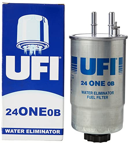 UFI Filters, Dieselfilter 24.ONE.0B, Ersatz-Kraftstofffilter, Geeignet für Autos, Anwendbar auf verschiedene Modelle wie Citroen, Fiat und Peugeot