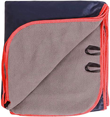 REDCAMP Waterproof Warm Fleece Camping Blanket, 200x150 cm Throw Blanket Windproof for Cold Weather Outdoor Travel Sports Stadium Backpacking Home