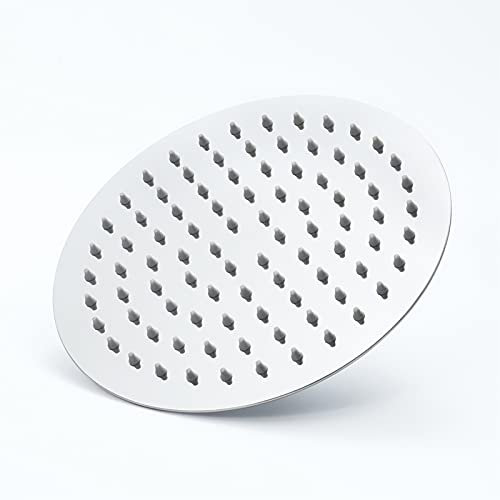 Regnduschhuvud Runt regnduschhuvud Ultratunn design - tryckhöjande fast duschhuvud Lätt att rengöra och installera Fantastisk duschupplevelse/12 tum ()