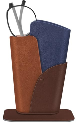 FINTIE Porte Lunettes Maison, Support Lunette Vertical de Magnétique pour Bureau ou Table de Nuit