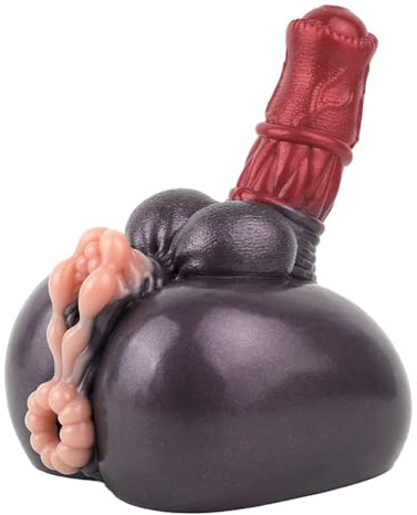 4.7 LB Double Channel Male Sex Doll with Flexible Dildo, Realistic Monster Gay Sex Toys with Fantasy Cock & Pussy Anal for Female, Anal Penis & Vagina Stimulation Anal Butt Plug for Unisex Couple