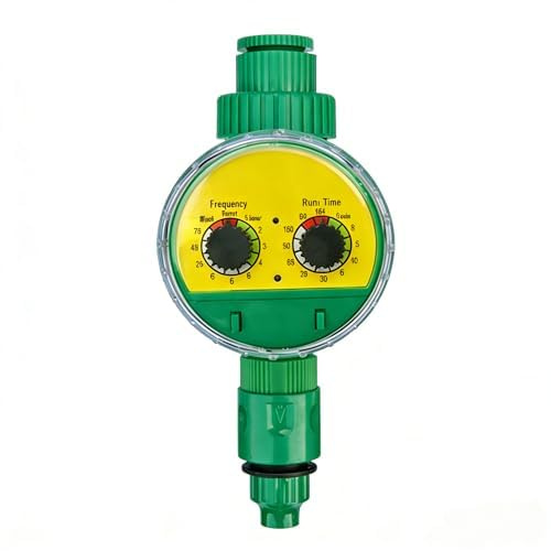 Programador de riego para jardín, Sencillo y fácil de Usar, Color Verde Oliva