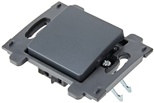 Zenitech - Interrupteur Va & Vient 10A Bornes Auto Venus - Noir - Compatible Gamme Venus - Appareillage Composable - Installation Facile avec Vis & Griffes - Certifié NF & CE - Large Choix de Finition