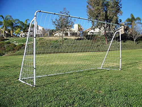 display4top Soccer Goal 12ft X 6ft Football Goals W/net Straps, Kids Adults Soccer Net and Frame for Home Backyard Practice Training Goals Soccer Field Equipment