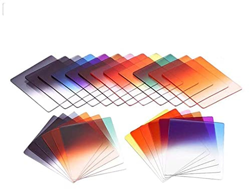 24 Pieces/Set of Cokin P Series 24-Color Square Scale SLR DSLR Full-Color Lens Filter