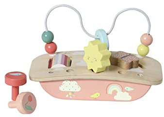 Vertbaudet Baby Mini-Spieltisch, Holz FSC® Mehrfarbig/Kirsche+Sonne ONE Size