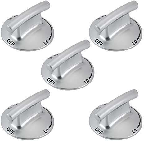 7733P410-60 Surface Burner Knob, Control Knobs Replacement Part fit for Jenn-Air/Maytag/KitchenAid Gas Cooktop Stove, Replaces 74007733, AP5668987, PS2375871, AP6011505 (5Pcs)