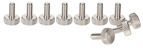 Precisiongeek – Rändelschraube M5 x 10 mm – Aluminium – 10 Stück – CNC-gefertigt – Handverstellbar – Für Möbel, Modellbau & Maschinenbau – Made in EU