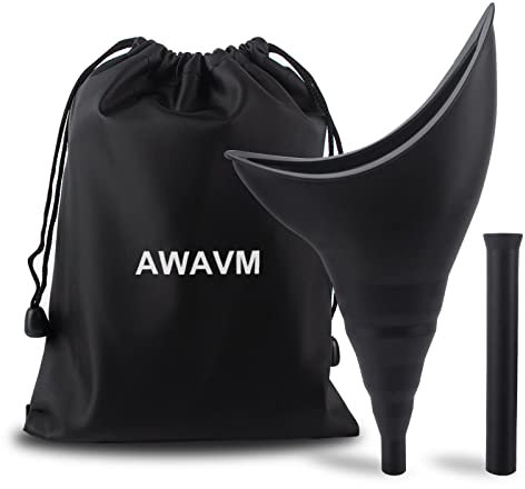 AWAVM Besrina Frauenurinal,Silikon Pinkelhilfe,Pinkelhilfe für Urinal Frauen Unterwegs Campingtoilette PIPI Trichter Reise Camping Gadgets Festival Zubehör Outdoor Mobile Toilette