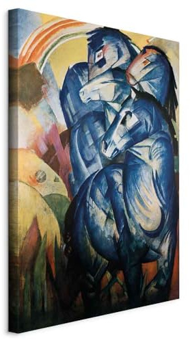 murando - Quadro Acustico Franz Marc 60x90 cm 1 Pezzo schiuma acustica Quadri Moderni Soggiorno - Stampa su Tela Pannelli Fonoassorbenti Decorativi Decorazione Parete Ufficio l-F-10561-b-a