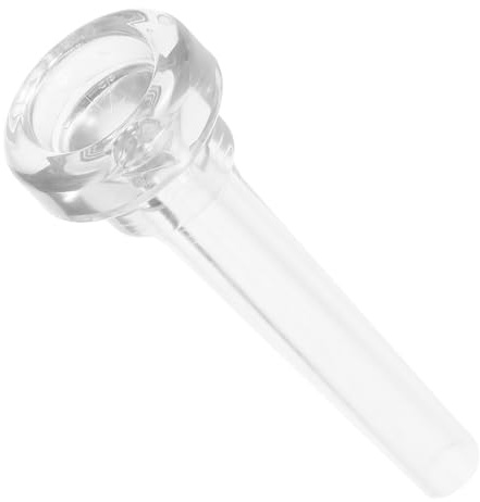 ERINGOGO Bocchino per Tromba Trasparente in Plastica, Pezzo di Ricambio Resistente e Leggero, Adatto a Principianti e Musicisti, Accessorio Portatile per Strumenti a Fiato, Facile