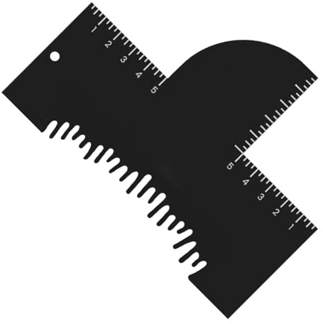 Riaisttd Scheda spray per migliorare i capelli, stencil guida per acconciature, con indicatori di misurazione, pettine spray colorato per attaccatura dei capelli, per viaggi, vacanze, parrucchieri