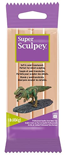 Sculpey Arcilla polimérica, Beige, Empaque puede variar