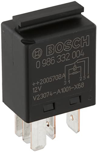 Bosch 0986332004 Mini Relay 12V 60A, IP5K4, Operating Temperature from -40 Degree to 85 Degree C, 4 Pin Relay