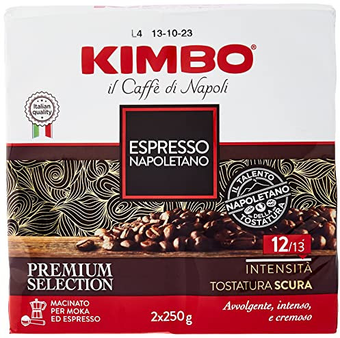 Kimbo Caffè Macinato Espresso Napoletano - Confezione da 2 x 250 gr