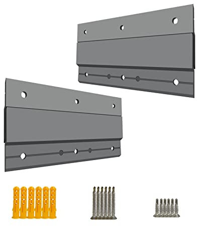6 Zoll 2 Paar Bilderrahmen-Aufhänger, französische Stollen, versteckte Halterungen, versteckte Halterungen, Wandregale zum Aufhängen von Bildern und Gemälden (6-2)