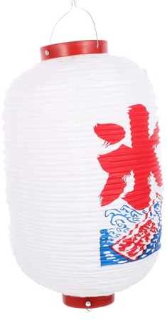 Hemobllo Linterna Colgante Japonesa De Hielo Resistente Al Agua Para Restaurante y Bar Estilo Japonés, Decoración Exterior, Color Blanco, Uso Prolongado