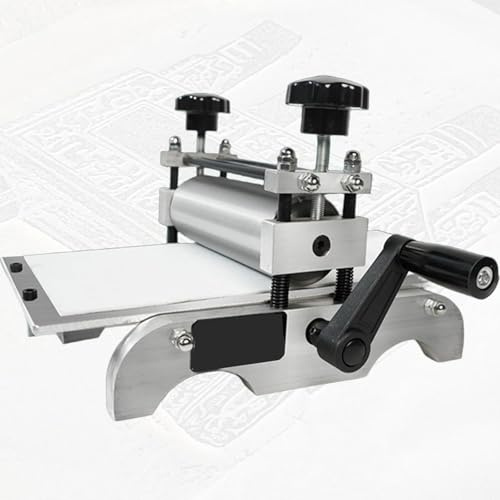 DPQYJPP Prensa de Grabado de Escritorio para impresión artística Detallada, máquina de impresión Cobre, Madera, Relieve y huecograbado, diseño Compacto para Artesanos y pequeños Estudios.