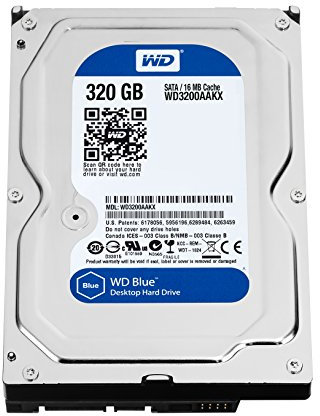 Western Digital WD3200AAKX Internal SATA Hard Drive 320 GB / 8.9 cm (3.5 Inch) / 7200 rpm / 16 MB Cache