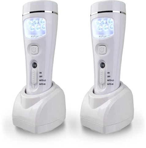 Xtralite NiteSafe Maxi Rechargeable Night Light - 4 Function LED Nightlight, Power Failure Light, Torch and Work Light - Twin Value Bundle