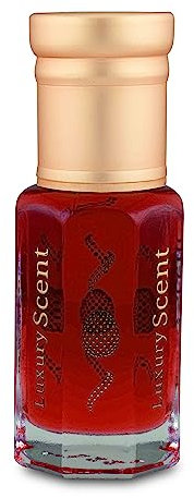 Perfume Oil Luxury Opium Flower Roll-On 6ml – Long Lasting Alcohol Free Arabian Attar – Premium Unisex Spicy Floral Fragrance with Coffee, Vanilla, and Cedarwood Notes by Luxury Scent