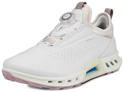ECCO Biom C4 Boa Gore-Tex Waterproof, Scarpe da Golf Uomo, Bianco, 41 EU