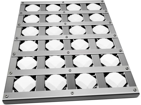 OTAMECE 510-1024 Briquette Tray for Alfresco Grill Parts,13 3/4 Inch Radiant Tray Assembly for Alfresco Artisan ARTP36, AAEP26, AAEP36 with Ceramic Rods