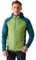 Regatta Herren Softshelljacke mit Kapuze Gepolsterter Mantel, Piquant Green/Marokkanisches Blau, 3XL