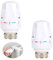 XCWTBL Thermostatkopf,2 Stück Heizungsthermostat Heizkörperthermostat Thermostatkopf Heizungsregler, Thermostat Heizung Für Thread M30 X 1.5, Frostschutz- Und Einstellfunktionen,Für Büro Zuhause
