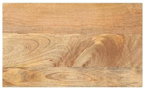 vidaXL Tischplatte, Holzplatte für Esstisch Couchtisch, Massivholzplatte Rustikales Design, Ersatztischplatte, 40x20x3,8cm Rechteckig Massivholz Mango