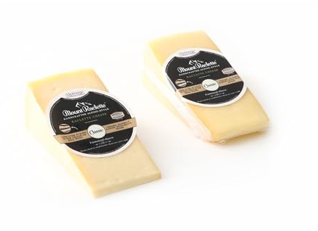 Alpinage Mount Raclette Cheese 2-Pack | (2) 8 oz Wedges | Wisconsin-Made Handcrafted Alpine-Style Raclette Cheese - Creamy, Nutty & Earthy