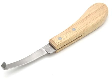 Animal Hoof Care Trimmer - Cortador de garras de acero, cizalladura de agarre de madera | Herramienta de tijera de mantenimiento de pezuñas profesional para recortar los pies del caballo de la de