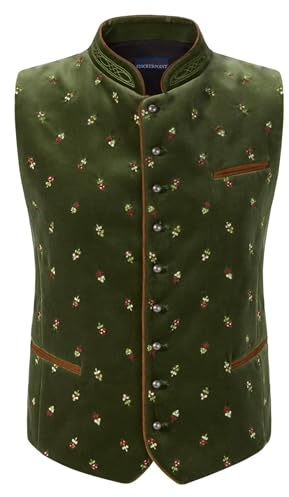 Stockerpoint Weste Calzado-Gilet in stile tradizionale Uomo, Grün (moosgrün), 56 (Talla produttore: 56)