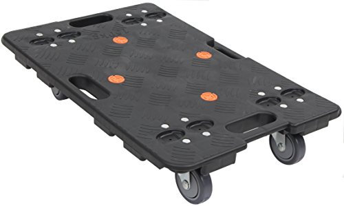 LoadSurfer 150kg Plastic Connectable Hand Dolly Trolley Furniture Mover Platform 595x405mm