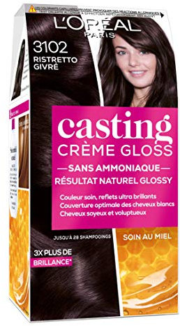 L'Oréal Paris Casting Crème Gloss 3102 Ristretto Givré Châtain Foncé Glacé Collection Cool Brunette
