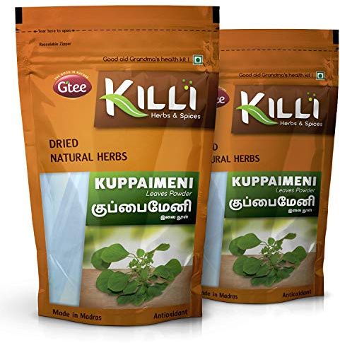 KILLI Kuppaimeni | Indian Acalypha | Indian Nettle Leaves Powder, 100g (Pack of 2)