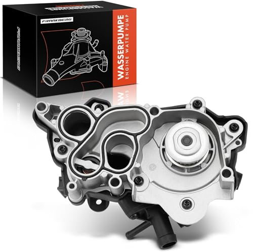Frankberg Pompa dell'acqua Pompa del liquido di raffreddamento Compatibile con Polo 6C1 6R1 1.2L Polo AE1 AW1 BZ1 1.0L Golf VII 5G1 BE1 BE2 BQ1 1.4L Golf Sportsvan AM1 AN1 1.4L 04E121600BD