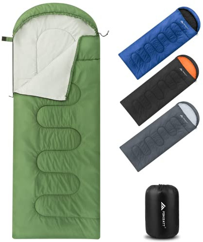 Forceatt Schlafsack Outdoor Schlafsack kleines packmaß Sommerschlafsack Deckenschlafsack Camping, Reise, Festival Geeignet für Verschiedene Jahreszeiten(1.2KG)
