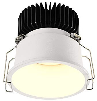 Lámpara de techo empotrada redonda LED 3-30W Foco de pared de bisel estrecho Sala de estar Luz descendente antideslumbrante LED Arandela de pared de hotel Panel plano Luz descendente AC85-265V para