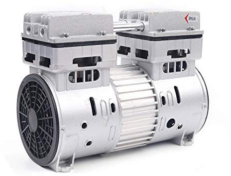 Compressore privo di olio, 750 W, 8 bar, 220 V, silenzioso, alluminio, 1400 giri/min, condizionatore per medicina e freddo