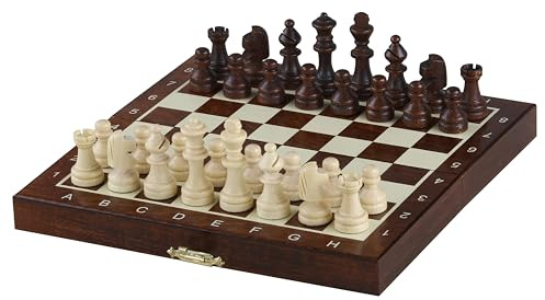 Sunrise Chess Mini magnetiskt schackspel med tryck – kompakt design och personlig gravyr för den ultimata mobilspårupplevelsen