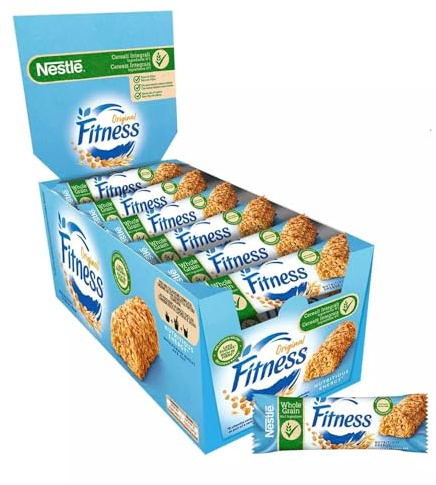 NESTLÉ | Fitness Original Cereali | Barretta Cereali Colazione con Frumento Integrale - 24 Pezzo (564 Gr)