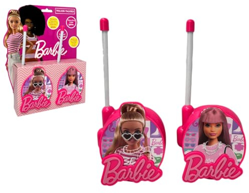 CARTOON Walkie talkie Barbie set 2 radiotrasmittenti gioco di comunicazione per bambini