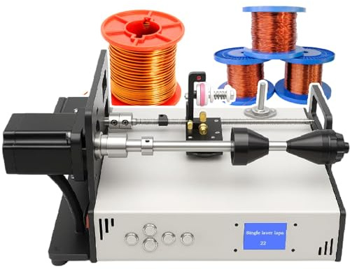 Coil Winding Machine/Computer CNC Wire Coil Winding Machine/Wire Size 0.02-1.0 Mm Cable Winder, Smart Parameter Control, with LCD Screen Display Cable Wiring Machine, for Coils